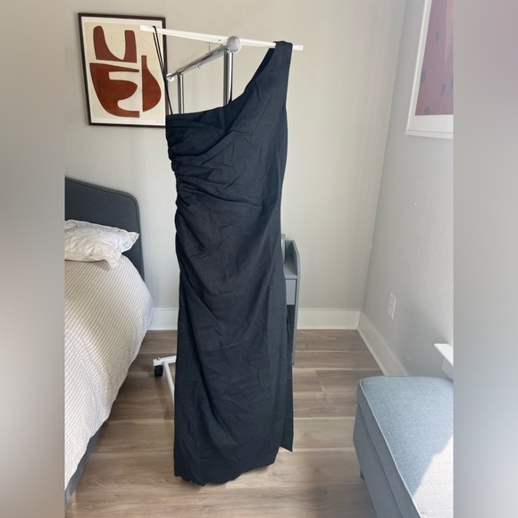 Mara Hoffman Enya One-Shoulder Hemp Maxi Dress - size 2 - NWT - Vacation cruise - Picture 7 of 12